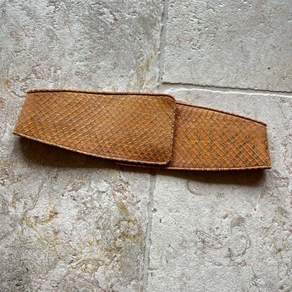 Donna Karan Genuine Snake belt